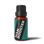 Fľaša s názvom Man Booster